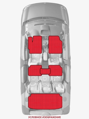 ЭВА коврики «Queen Lux» комплект для Citroen Berlingo (1G)