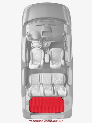 ЭВА коврики «Queen Lux» багажник для СеАЗ С-3Д